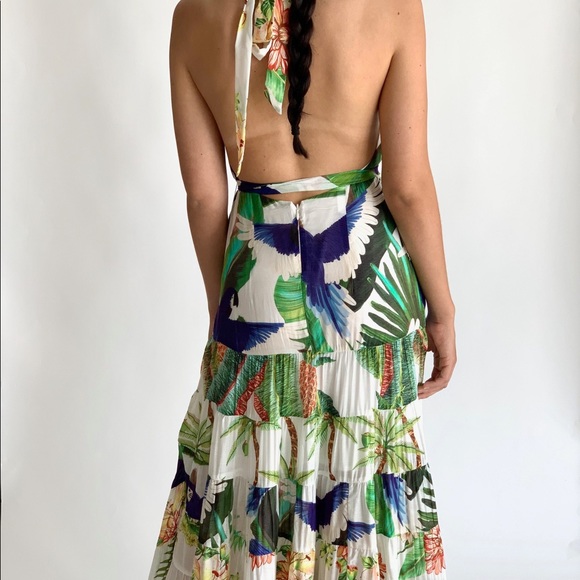 Farm Rio Mixed Palm Maxi Dress - Picture 3 of 4